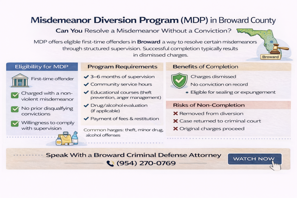 Broward MDP: Get Help From a Criminal Defense Attorney